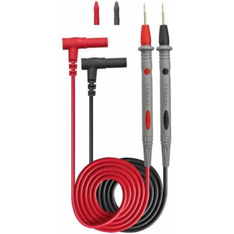 2 Paire PT1005 1000V 10A Pointe de Touche Multimetre Fine Embout Fils De Test Pointe MultimTre Fils De Test De Sonde (1/2)