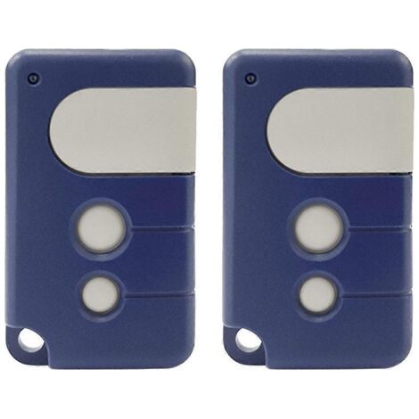 Lot de 2 télécommandes de porte de garage 433,92 MHz à 3 boutons pour ouvre-portes de garage 94335E, 84335E, 84330E et 8433 (1/4)