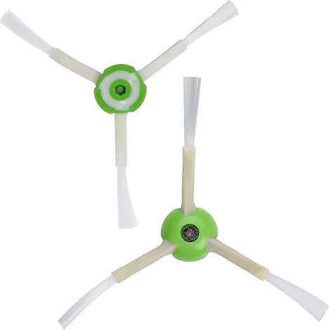 Lot de 4 brosses latérales de rechange pour aspirateurs robots iRobot Roomba séries i et e : i7, i7+ Plus, i8, i3, i6+/Plus, E5, E6, E7, 7550, 3550, 3150, 5150, 6198 et 7150. (1/5)