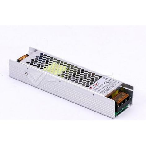 Fuente de alimentación metálica delgada V-TAC de 120 W, 24 V y 5 A con 1 salida IP20