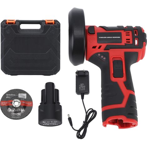 Mini meuleuse d'angle 12V 12000 tr/min, polisseuse et coupe à usage domestique, prise UE 110-240V, batterie 2000mAh (1/5)