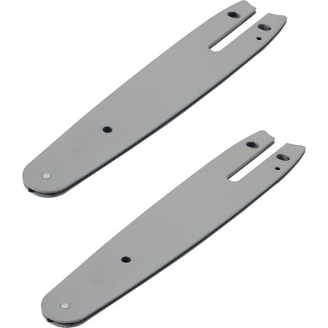 Lot de 2 plaques de guidage pour tronçonneuse électrique en acier au manganèse, 6 pouces, 37 maillons, pour mini tronçonneuse manuelle, remplacement facile, large compatibilité (1/5)