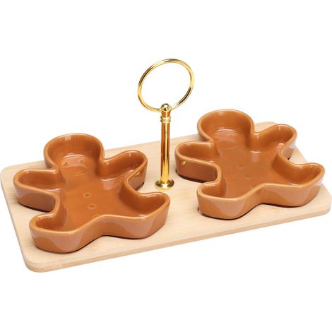 Bols en bambou ZIMORA pour snacks, 3 pièces