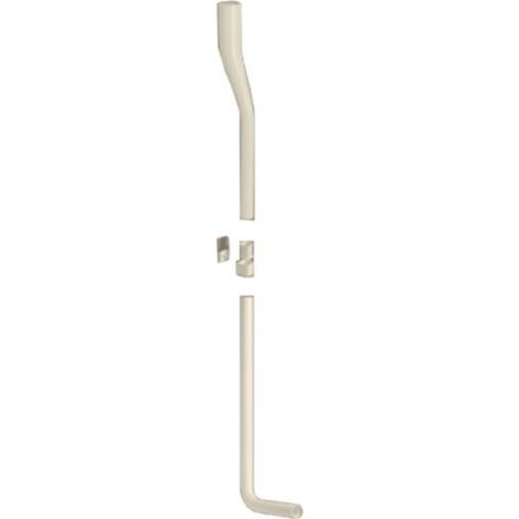 KARIBA - TUBO SCOMPONIBILE 2 PEZZI 50 X 32 X 980 MM. CHAMPAGNE 255353CH