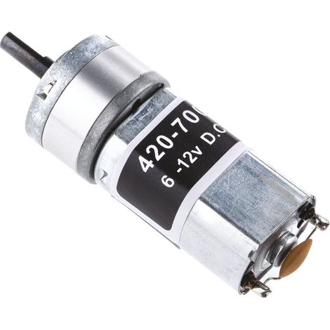 Motoréducteur CC RS PRO, 12 V c.c., 1,5 W, 2000 tr/min, dia. de l'arbre 4mm ( Prix pour 1 )