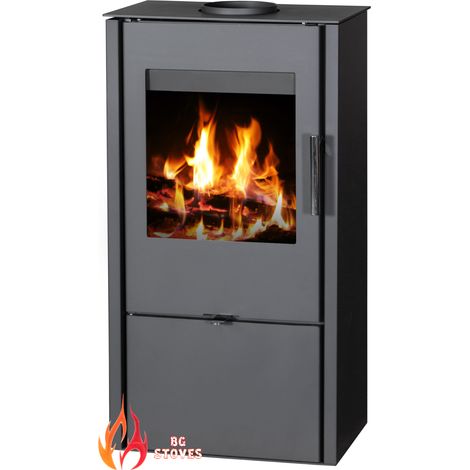 Holzofen V05 Opal-W – 5,15 kW – Energieklasse A – Stahlverkleidung – Rauchrohr Ø150 mm (1/5)