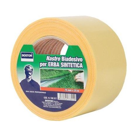 NASTRO PRATO ERBA SINTETICA BIADESIVO BOSTON MM 75 ML 25