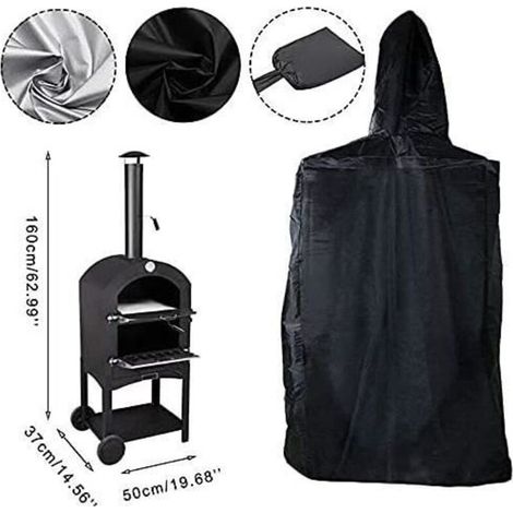 Abdeckung für Pizzaofen und Grill im Freien, ideal zum Campen. (1/3)