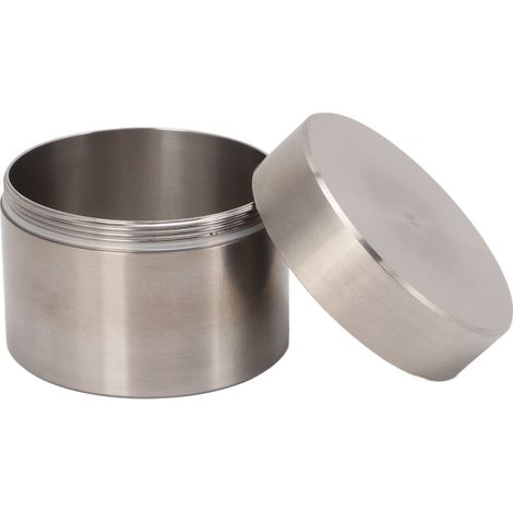 Boîte mini étanche en acier inoxydable pour feuilles de thé, récipient portable pour maison et bureau (1/5)