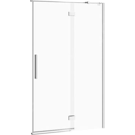 Cersanit Crea - Porte de douche 120x202 cm, droite, chrome/verre clair S159-004 (1/4)