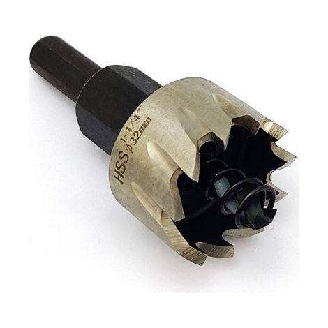 Scie cloche RS PRO HSS 32mm, profondeur de coupe 11mm ( Prix pour 1 )