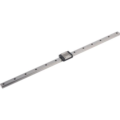 Glissière linéaire MGN15 500mm rail de guidage pour automatisation industrielle, coulisseau de précision, mouvement linéaire, équipement d'usinage CNC. (1/5)
