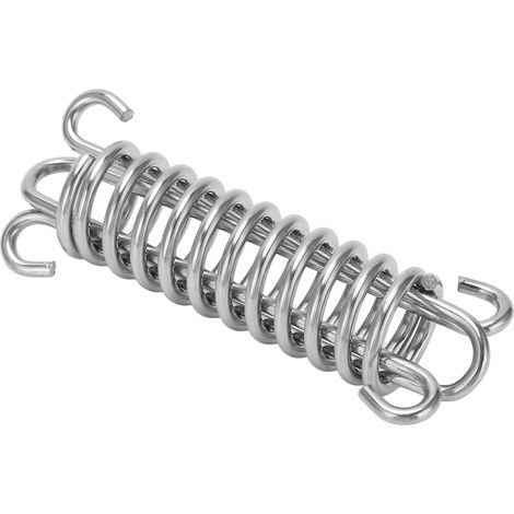 Ressort d'Amarrage - 1 Pièce - Acier Inoxydable 304 - Absorption Chocs Marins - Pour Yacht et Ponton - 113 mm (1/5)