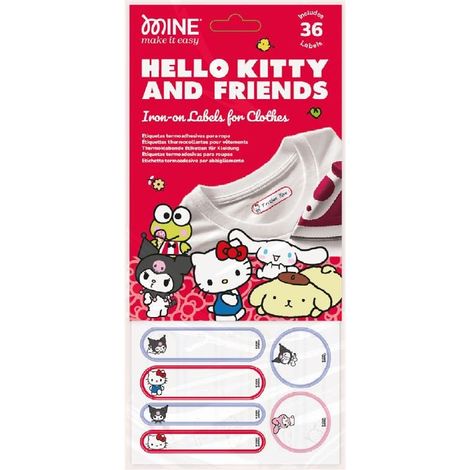BLISTER 36 ETIQUETAS TERMOADHESIVAS HELLO KITTY SURTIDAS