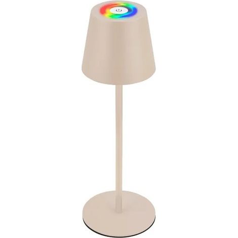 Lámpara de mesa led Cilano 300lm 2700k beige 36 cm