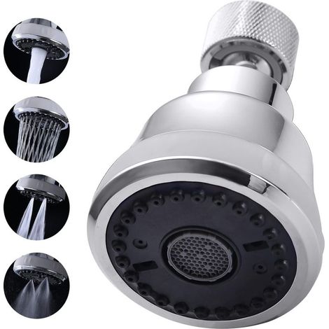 Embout Robinet Cuisine à 4 modes, 360° Aérateur de Robinet, Aerateur Robinet Economie Deaut, Brise Jet Robinet Cuisine avec Connecteur en Laiton, Mousseur Robinet pour Cuisine (1/5)