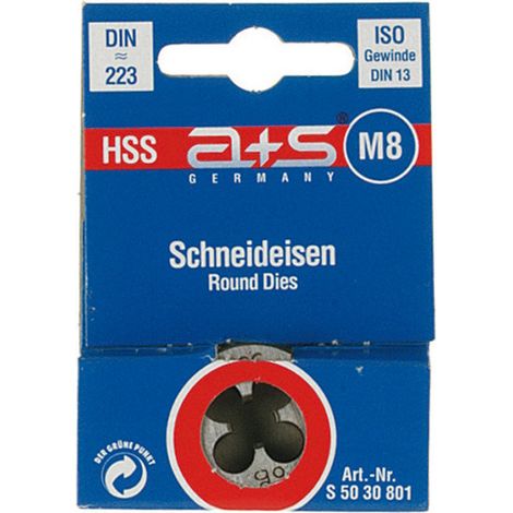 HM Müllner HSS Schneideisen M3 – DIN 223 ähnlich, rechts, ISO-Gewinde