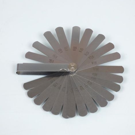 Jeu de 25 cale de contrôle du jeu aux soupapes de 0.04mm à 1mm