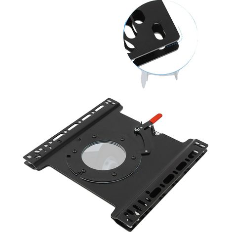 Base girevole per sedile, in acciaio, angolo di rotazione 360°, dimensioni 46,5 cm x 46 cm, spessore 3 cm, adatta per il lato passeggero (1/5)