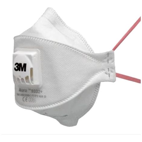 3M – Masque de protection jetable FFP3 pliable sans soupape – Indice de protection FFP3 – Lot de 10 masques – Protection contre particules fines (1/10)