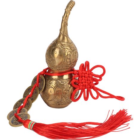 Petite calebasse en laiton, sculpture multifonction, finition soignée, volume réduit, ornement en laiton de qualité. (1/5)