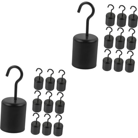 Serie Schwarze Makramee Haken Retro Leichtes Accessoire (1/5)