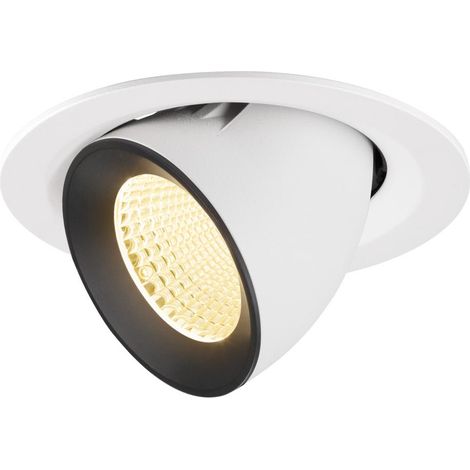 Spot encastré Numinos Gimble M blanc/noir 3000K - 40 deg - 1009571