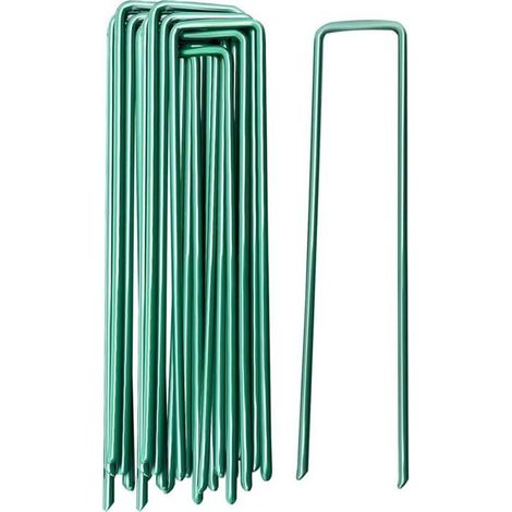 10 picchetti in acciaio per tende da giardino per tende da prato (1/4)