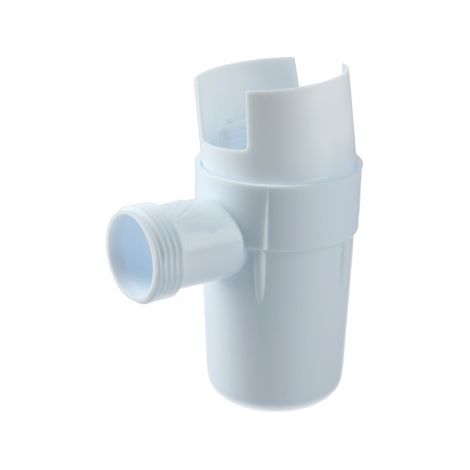 Watts – Siphon de sol normalisé NF avec déflecteur en PVC – Diamètre 32mm – Filetage 26x34 – Type d'embout F