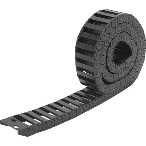 Chaîne Porte-Câbles 10x30mm, 1m pour CNC - Protecteur Flexible avec Raccords (1/5)