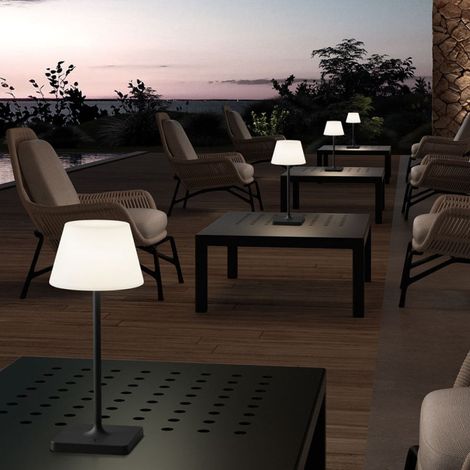 Lampe Sans Fil Exterieur Balade Mash Noir Ip44 (1/3)
