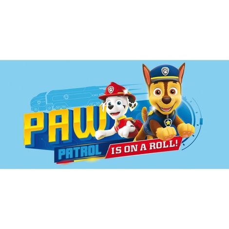 Tableau Pat'Patrouille Chase et Marcus - paw patrol is on roll - 33 cm x 70 cm (1/3)