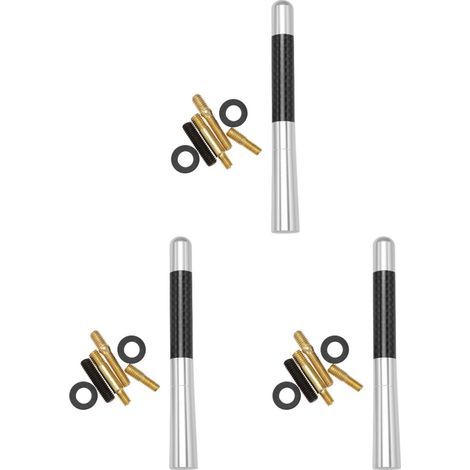 3Pièces Antenne De Décoration Argentée Pour Tout Usage (1/2)