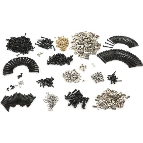 Ensemble de 866 pièces de fixation à tête bombée, écrous en T et accessoires pour imprimante 3D (1/5)