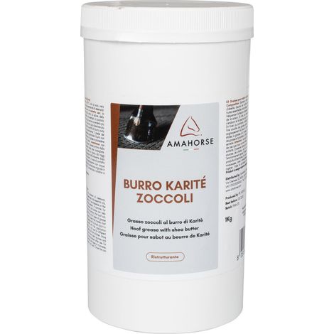 AMAHORSE Burro karite con zoccoli 1 Kg CAVALLO
