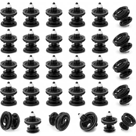 Agrafe Metallique, 30 pièces Porte Garniture Clips pour Boxer, Clips Garniture Porte Voiture, Agrafe Panneau De Porte, pour Volkswagen, pour Audi et pour Skoda. (1/5)