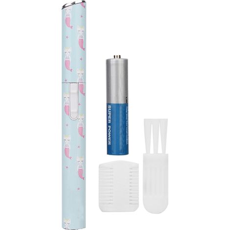 Tondeuse À Sourcils Électrique - Moteur Puissant Et Poignée Antidérapante - Pour Visage Lèvres Et Sourcils - 1 Pièce (1/5)