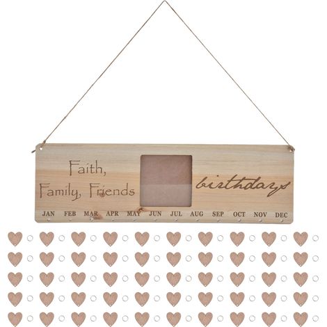 Lot calendrier artisanal en bois multi-usage, outils complets pour bricolage, calendrier DIY en bois pour cadeaux et décorations (1/5)