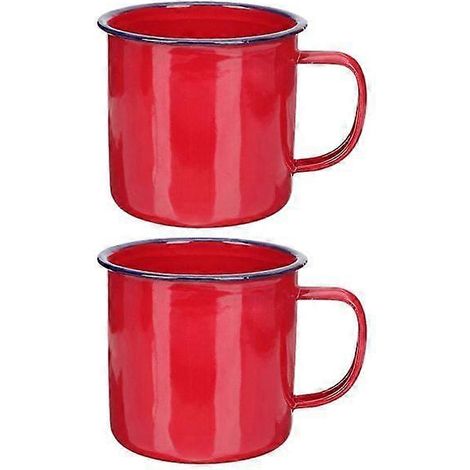 tasses émaillées vintage pour la maison et le bureau (1/3)