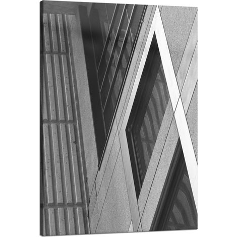 Leinwanddruck Architektur Betonwand 80x120