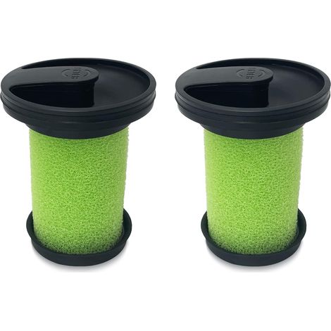 Packung mit 2 waschbaren und wiederverwendbaren Ersatzfiltern, kompatibel mit Gtech Multi MK2 Handstaubsaugern
