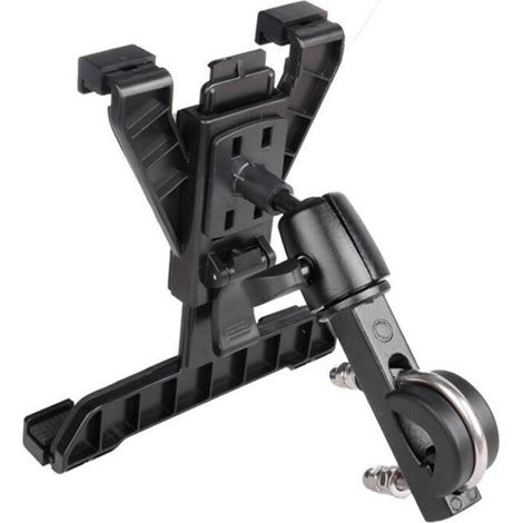Support tablette voiture 11-21,5 cm – Angle de rotation 360° – Installation facile sur table ou véhicule – Pour navigation et musique