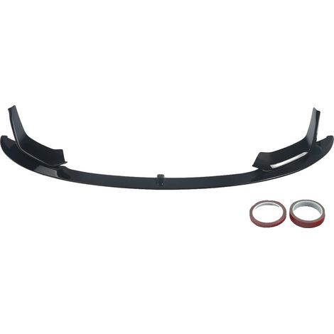 Frontstoßstangensplitter, Aerodynamikverbesserung, Strapazierfähiges Material, Schwarz MP (1/2)