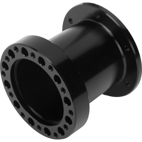 Adaptateur de moyeu à dégagement rapide de volant de 7,6 cm (3 po) pour voiture, rehausseur universel noir (1/5)