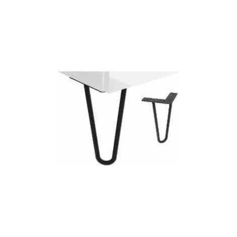 Pieds de meubles no-name Aquaforn ottima noir brillant 20 cm
