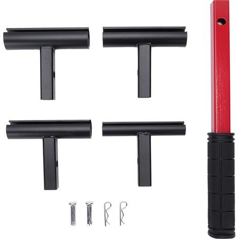 Kit de herramientas 4 en 1 para ajuste de bisagras de puerta: bisagras de acero al carbono, llave para ajuste de holgura, herramienta para doblar bisagras para reparar varias puertas. (1/5)