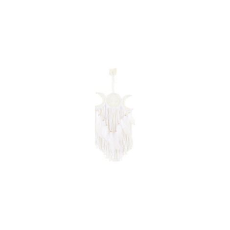 Attrape-rêves tissé à la main, décoration murale minimaliste pour salon, bureau, café, chambre, blanc (1/5)