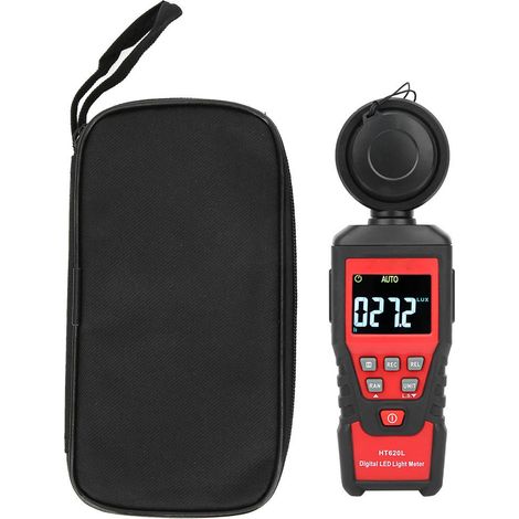 HT620L Luxmètre Numérique Portable Haute Précision 0‑200000Lx (0‑20000FC) (1/5)