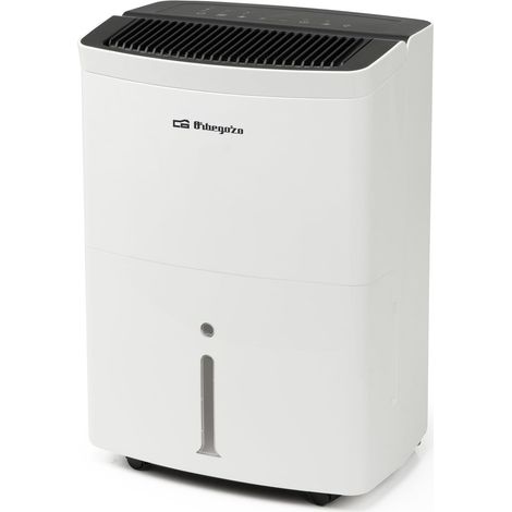 Déshumidificateur 30 l/jour Surface 140 m² Affichage LED Gaz écologique R290 Minuterie 24 h Grand réservoir 5,5 l Filtre lavable Roues et poignée récupérables Consommation 490 W (1/2)