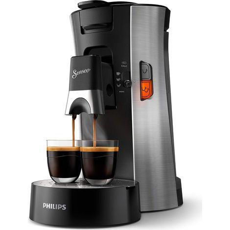Machine à espresso 2 Tasses Crema Plus Inox (1/2)